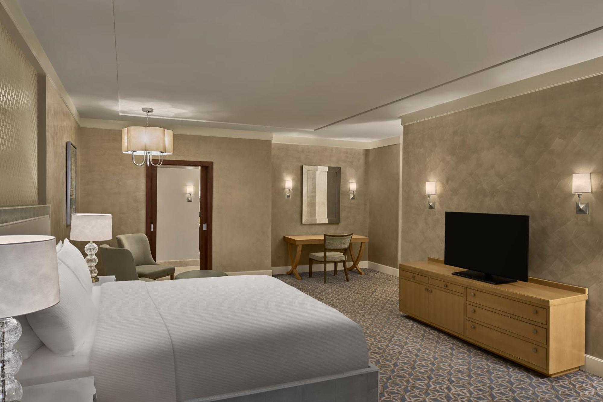 ฮิลตัน มักกะฮ์ คอนเวนชั่น โฮเต็ล Hotel Mecca ภายนอก รูปภาพ A guest room at the hotel
